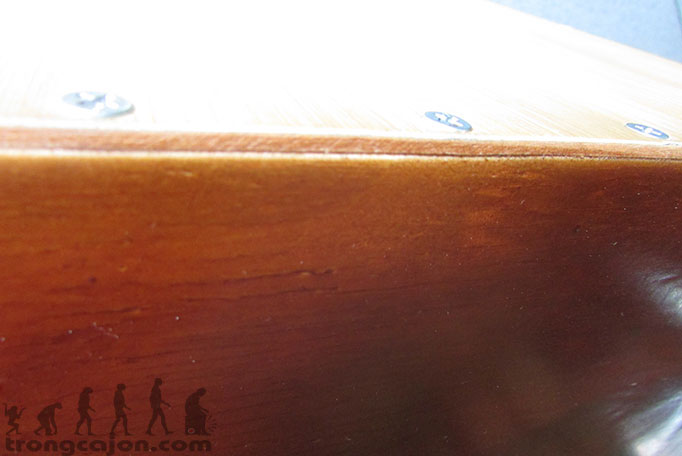 Cận cảnh trống cajon giá rẻ Cj-50 Ts
