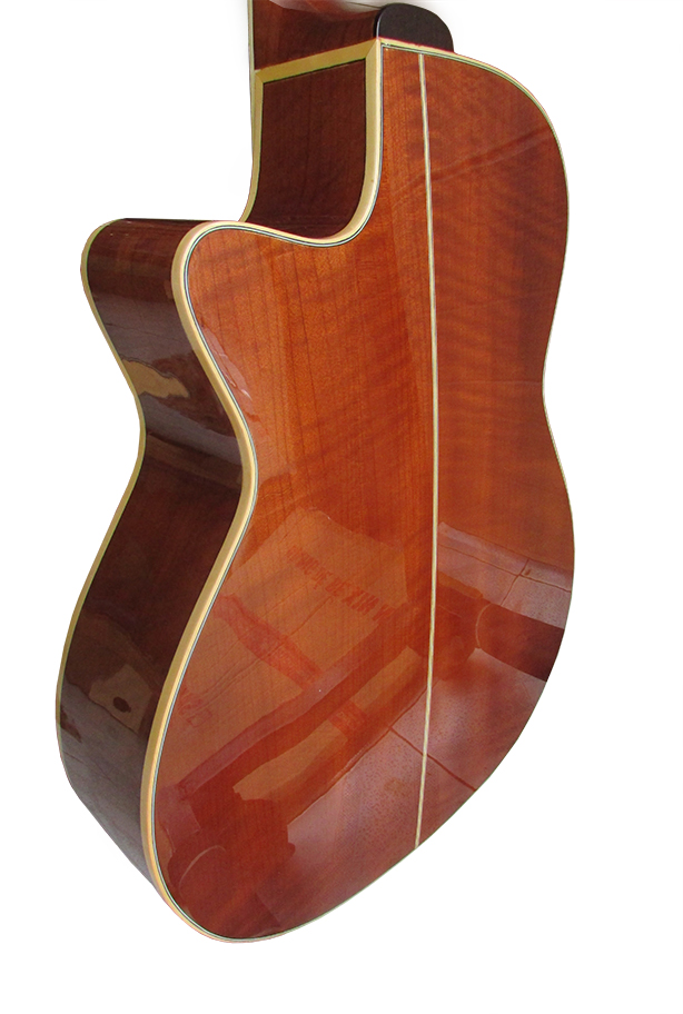 Chi tiết eo đàn guitar cao cấp ACM-280