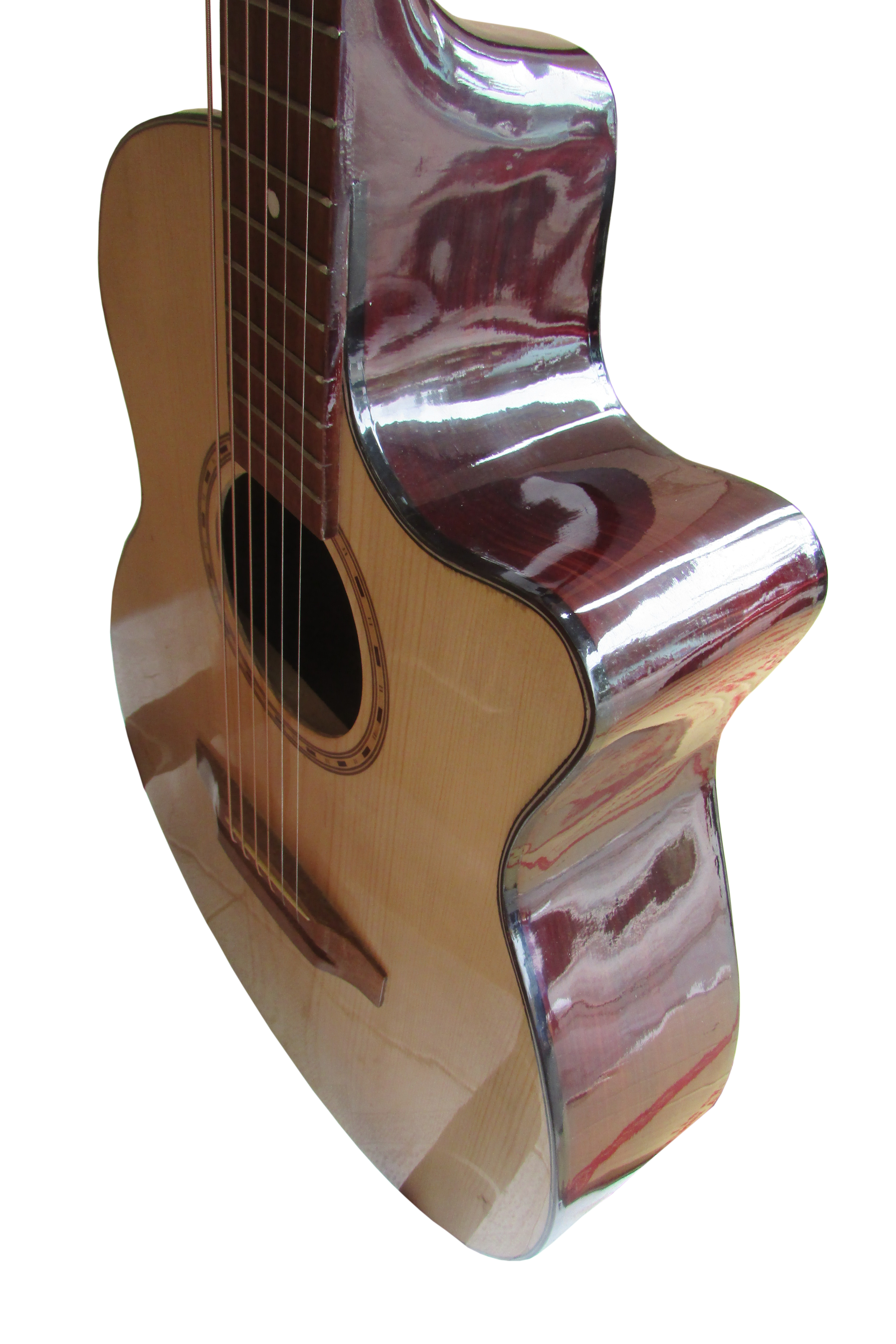 Đàn guitar acoustic có eo ACM-70 vàng gỗ