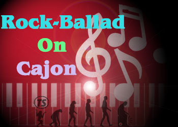 học trống cajon điệu rock ballad